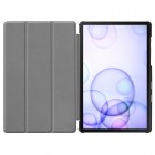 Samsung Galaxy Tab S6 10.5 (T865, T860) „Cubes“ atverčiamas spalvotas, baltas odinis dėklas - knygutė