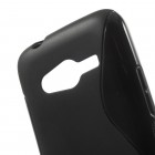 Samsung Galaxy Trend 2 G313 juodas kieto silikono TPU dėklas - nugarėlė