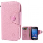 MLT atverčiamas Samsung Galaxy Trend Lite S7390 (S7392) rožinis dėklas - knygutė