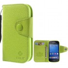 MLT atverčiamas Samsung Galaxy Trend Lite S7390 (S7392) žalias dėklas - knygutė