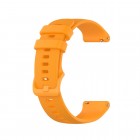 Išmaniojo laikrodžio (Samsung Galaxy Watch 4 / 5, Garmin) kieto silikono (TPU) oranžinė apyrankė