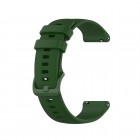 Išmaniojo laikrodžio (Samsung Galaxy Watch 4 / 5, Garmin) kieto silikono (TPU) žalia apyrankė