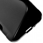 Samsung Galaxy Xcover 3 (G388) kieto silikono TPU juodas dėklas - nugarėlė