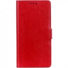 Samsung Galaxy Xcover Pro (G715) atverčiamas raudonas odinis dėklas, knygutė - piniginė