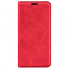 Samsung Galaxy XCover Pro (G715) „Split“ raudonas odinis atverčiamas dėklas - knygutė