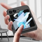Samsung Galaxy Flip6 5G (SM-F741B) GKK Creative plastikinis juodas dėklas - nugarėlė