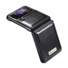 Samsung Galaxy Z Flip3 (F711) „CaseMe“ solidus plastikinis juodas dėklas - nugarėlė