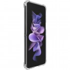 Samsung Galaxy Z Flip3 (F711) Imak sustiprintos apsaugos kieto silikono TPU skaidrus dėklas - nugarėlė