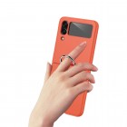 Samsung Galaxy Z Flip4 (F721) „Ring“ plastikinis oranžinis dėklas - nugarėlė