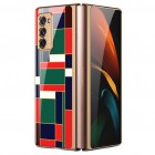 Samsung Galaxy Z Fold2 5G (F916B) GKK Pattern žalias plastikinis dėklas - nugarėlė