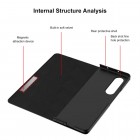 Samsung Galaxy Z Fold3 5G (F926B) „GKK“ serijos juodas odinis atverčiamas dėklas - knygutė