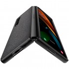 „Bi-Color“ Splicing Samsung Galaxy Z Fold3 5G (F926B) juodas tekstiles dėklas