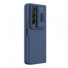 Samsung Galaxy Z Fold4 5G (F936B) „Nillkin“ CamShield Silky mėlynas dėklas, nugarėlė su kameros apsauga