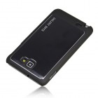 Šlifuoto metalo juodas Samsung Galaxy Note i9220, N7000 dėklas (dėkliukas)