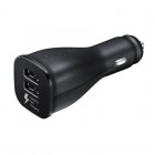 Originalus Samsung Adaptive Fast Charging Dual-Port EP-LN920 automobilinis įkroviklis juodas (2000 mA / 1670mA)