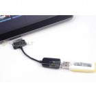 Samsung OTG baltas laidas planšetei (30-pin, Galaxy Tab 10.1, Note 10.1 ir kt.)