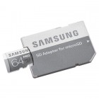 „Samsung“ Pro MicroSD atminties kortelė 64 Gb, 10 Klasė su SD adapteriu