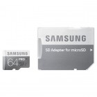 „Samsung“ Pro MicroSD atminties kortelė 64 Gb, 10 Klasė su SD adapteriu