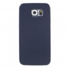 Slim Leather Samsung Galaxy S6 G920F tamsiai mėlynas odinis dėklas - nugarėlė