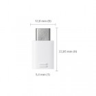 Originalus „Samsung“ Type-C Micro USB Connector baltas adapteris (perėjimas) EE-GN930