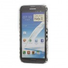 Samsung Galaxy Note 2 N7100 Burberry stiliaus pilkas dėklas (dėkliukas, nugarėlė)