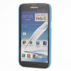 Šviesiai mėlynas plastikinis Samsung Galaxy Note 2 N7100 dėklas (dėkliukas, nugarėlė)
