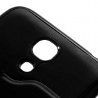 Atverčiamas „S-View“ juodas Samsung Galaxy S4 Mini dėklas