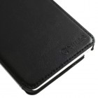 „Jilis“ atverčiamas odinis juodas Samsung Galaxy Note 3 dėklas
