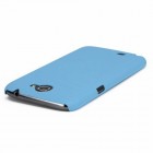 Šviesiai mėlynas plastikinis Samsung Galaxy Note 2 N7100 dėklas (dėkliukas, nugarėlė)