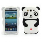 Žaismingas silikoninis Samsung Galaxy S3 i9300 dėklas (dėkliukas) panda