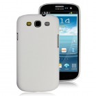 Baltas plastikinis Samsung Galaxy S3 i9300 dėklas (dėkliukas)