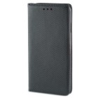 Samsung Galaxy S10+ (G975) „Shell“ solidus atverčiamas juodas odinis dėklas - knygutė