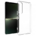 Sony Xperia 1 VI (6-os kartos) kieto silikono TPU skaidrus dėklas - nugarėlė