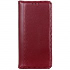 Sony Xperia 10 II „Shell“ bordo odinis atverčiamas dėklas - knygutė