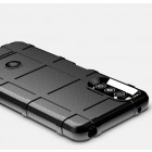 Sony Xperia 10 II „Stiff“ kieto silikono TPU juodas dėklas - nugarėlė
