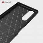 Sony Xperia 5 „Mofi“ Carbon kieto silikono TPU juodas dėklas - nugarėlė
