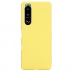 Sony Xperia 5 III Shell kieto silikono TPU geltonas dėklas - nugarėlė