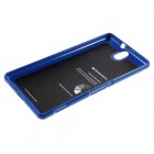 Sony Xperia C5 Ultra Mercury mėlynas kieto silikono TPU dėklas - nugarėlė
