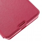 Roar Noble atverčiamas Sony Xperia C5 Ultra rožinis odinis dėklas