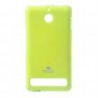 Sony Xperia E1 Mercury žalias kieto silikono tpu dėklas - nugarėlė