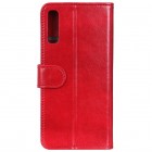 Sony Xperia L4 raudonas odinis atverčiamas dėklas - knygutė