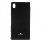 Sony Xperia M4 Aqua juodas Mercury kieto silikono (TPU) dėklas