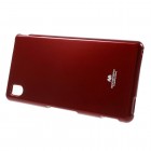 Sony Xperia M4 Aqua raudonas Mercury kieto silikono (TPU) dėklas