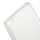 Sony Xperia M5 skaidrus (permatomas) silikoninis TPU ploniausias pasaulyje pilkas dėklas