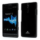 Mercury TPU kieto silikono juodas Sony Xperia S dėklas - nugarėlė