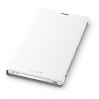 Oficialius Sony Xperia T3 Style Cover Stand baltas atverčiamas dėklas SCR16
