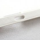 Sony Xperia Tablet Z atverčiamas stilingas baltas odinis dėklas