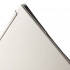 Sony Xperia Tablet Z4 atverčiamas baltas odinis dėklas - knygutė