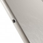 Sony Xperia Tablet Z4 atverčiamas baltas odinis dėklas - knygutė