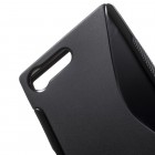 Sony Xperia X Compact (F5321) kieto silikono TPU juodas dėklas - nugarėlė